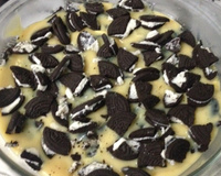 Pavê de chocolate branco com Negresco