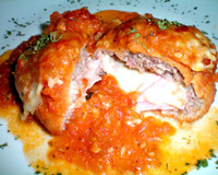 Polpetone de carne recheado