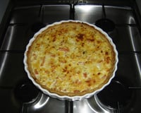 Quiche de frango com tomate seco