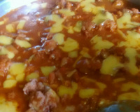 Lingüiça com mandioca