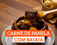 Carne de panela com batata