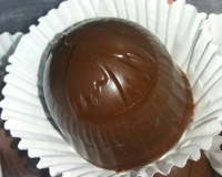 Trufa de morango fácil