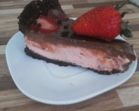 Torta de morango com chocolate