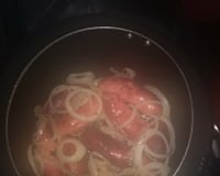 Linguiça na panela de pressão