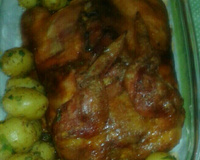 Frango desossado e recheado do Lúcio Cezar