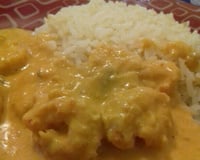 Estrogonofe de camarão