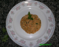 Risoto de camarão à minha moda