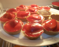 Torta de morango prática