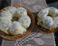 Rosca de frutas cristalizadas com uva passas