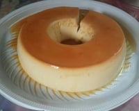 Pudim de Pão de Forma com Iogurte Natural