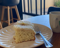 Bolo toalha felpuda de liquidificador