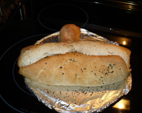 Rosca salgada de calabresa