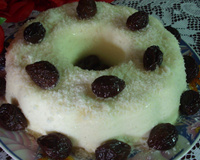 Pudim de geladeira sabor coco