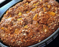 Bolo integral com castanha-do-Pará e laranja