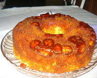 Bolo Caramelado de banana