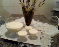 Falsa mousse de chocolate branco