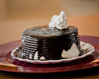 Bolo de chocolate com creme