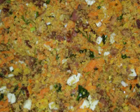 Farofa com cenoura ralada