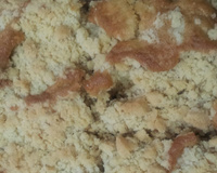 Cuca de banana com farofa