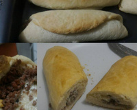 Pão recheado de carne