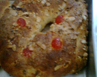 Rosca de Reis sem frutas