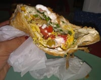 Pastel frito para 100 pessoas