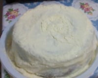 Bolo vulcão de leite ninho