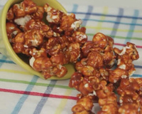 Pipoca com caramelo salgado