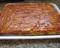 Bolo de bananas caramelizadas da Pri