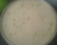 Bolo verdinho com creme de Limão