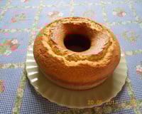 Bolo de fubá de liquidificador super fofo