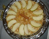 Torta de maçã com leite condensado