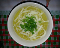 Creme de batatas ao curry