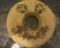 Bolo de maçã com canela de microondas