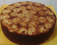 Bolo de banana integral com laranja