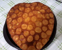 Bolo de banana caramelado