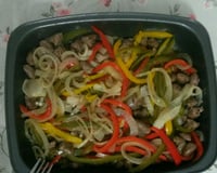 Coração de frango assado