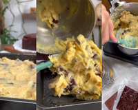 Não acreditei nessa delícia quando vi essa receita: palha italiana de queijo minas com goiabada