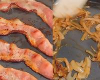 Fiz e funciona: truque de chef transforma bacon e cebola em ouro crocante e você só precisa de água, é muito fácil