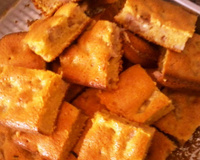 Bolo de fubá com aveia integral