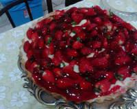 Torta de morango com iogurte