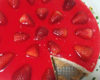 Mini cheesecake de gelatina