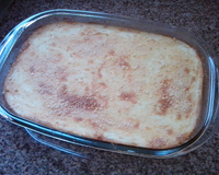 Torta de bacalhau com requeijão