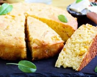 Bolo flocão de milho na air fryer