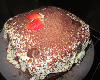 Bolo de chocolate com calda