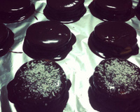 Alfajor de doce-de-leite à Laura