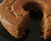 Bolo de aveia com banana