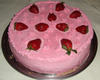 Bolo de morango