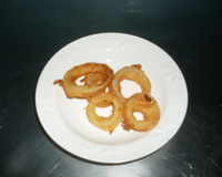 Aneis de cebola crocantes