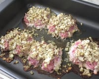 Linguiça temperada no forno